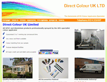 Tablet Screenshot of directcolouruk.co.uk